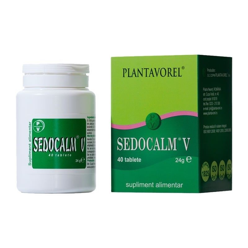 Sedocalm V x 40cpr Plantavorel