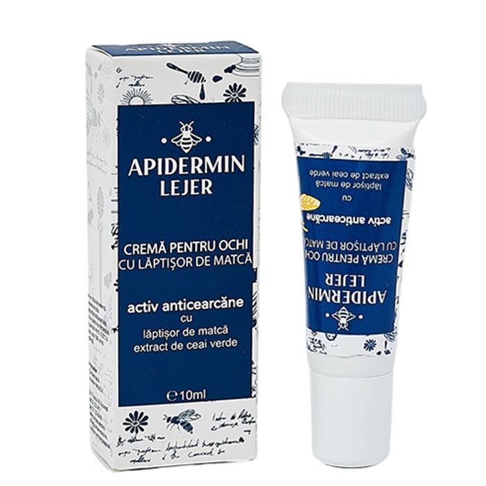 Apidermin Lejer Crema de Ochi Anticearcane 10ml