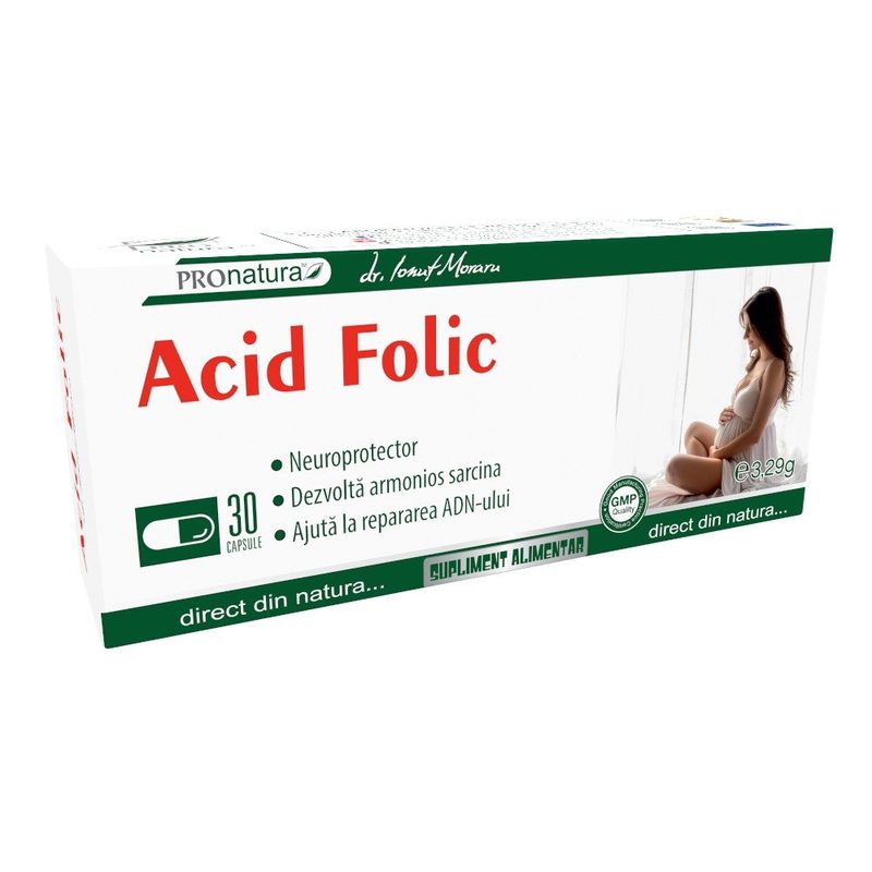 Acid Folic x 30cps Pro Natura