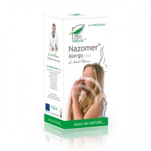Nazomer Spray Nazal Alergo Stop 30ml Pro Natura