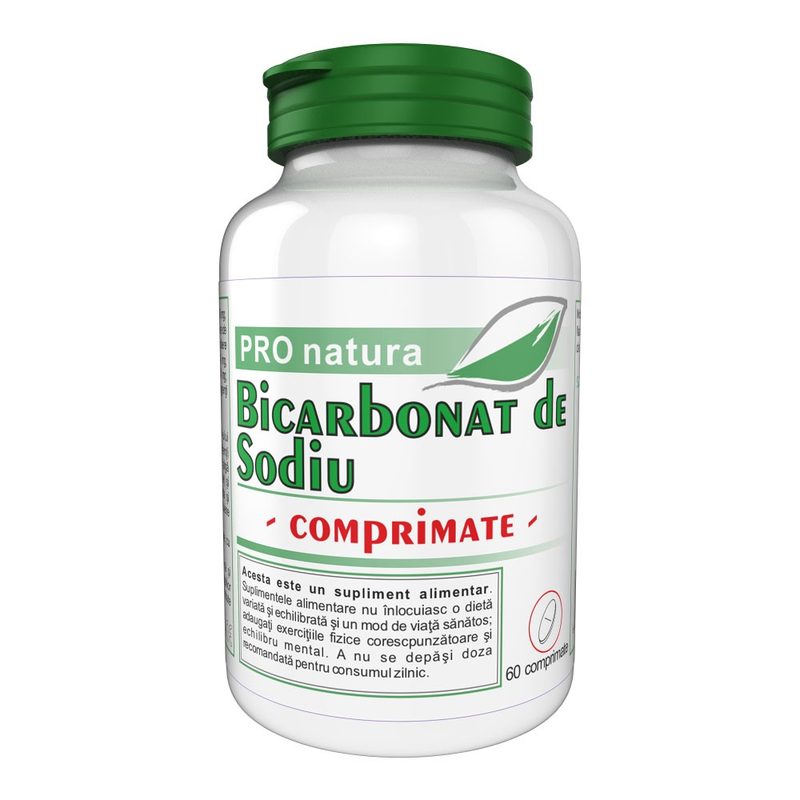 Bicarbonat de Sodiu x 60cpr Pro Natura