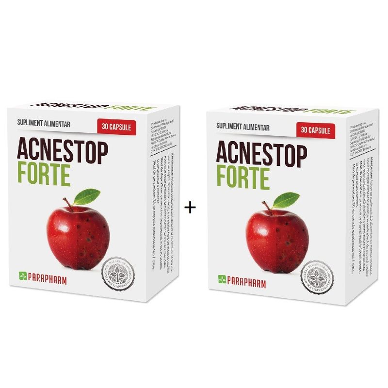 Acnestop Forte x 30cps Parapharm 1+1 Gratis