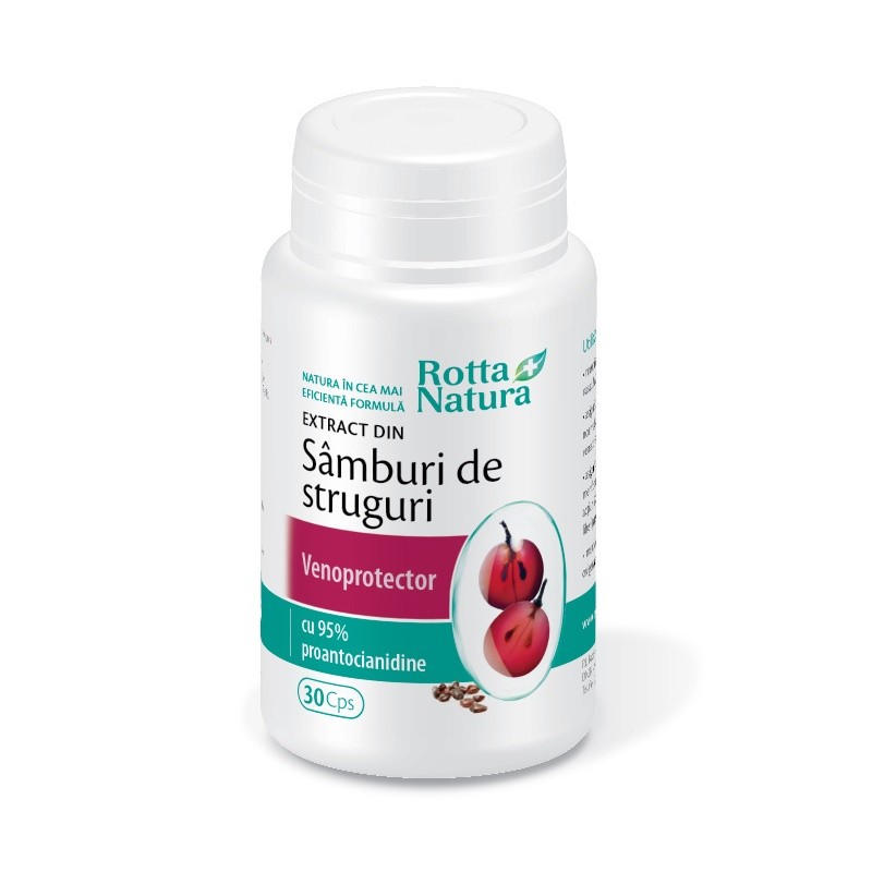 Rotta Natura Extract din Samburi de Struguri x 30cps