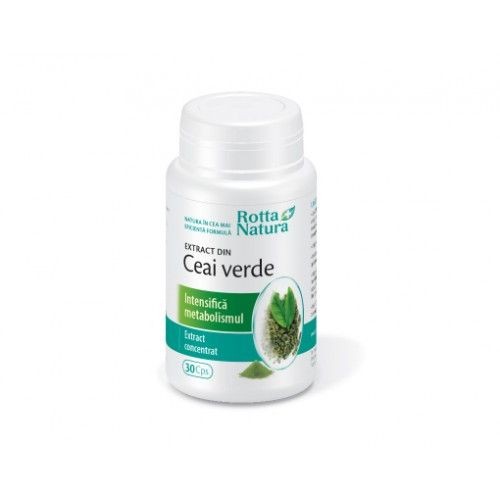 Rotta Natura Extract din Ceai Verde 100mg x 30cps
