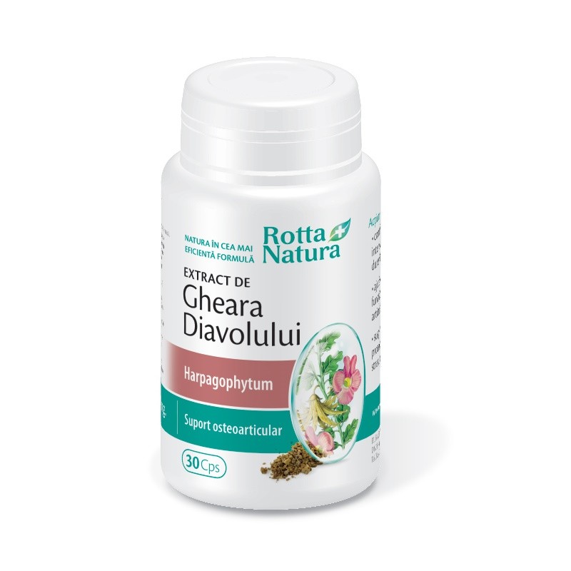 Rotta Natura Extract Gheara Diavolului x 30cps
