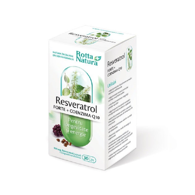 Rotta Natura Resveratrol Forte + Coenzima Q10 x 30cps