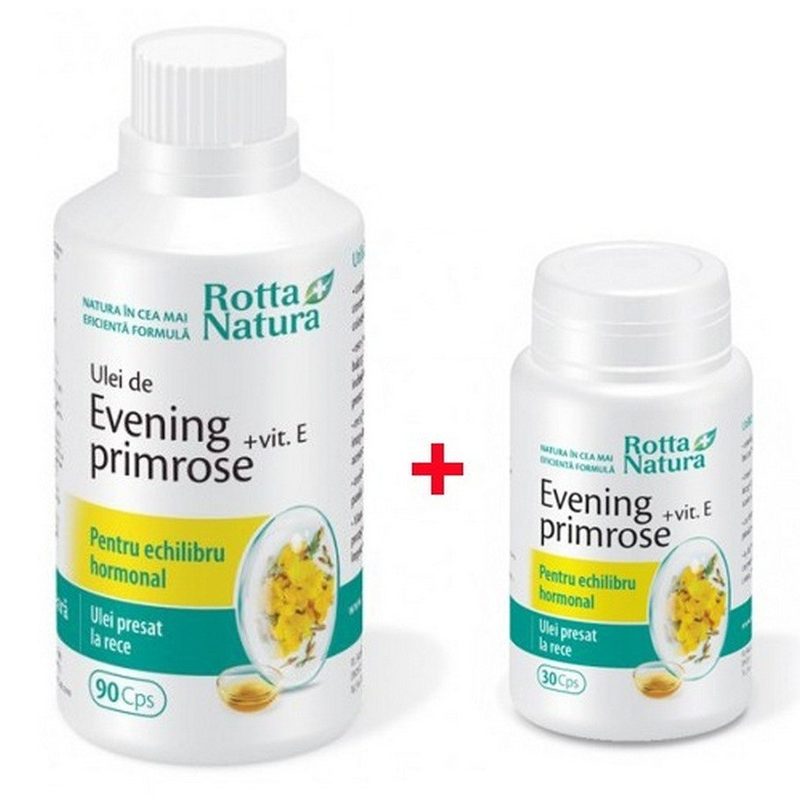 Rotta Natura Evening Primrose + Vit E x 90+30cps Gratis