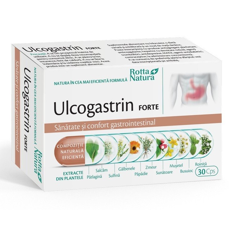 Rotta Natura Ulcogastrin Forte x 30cps