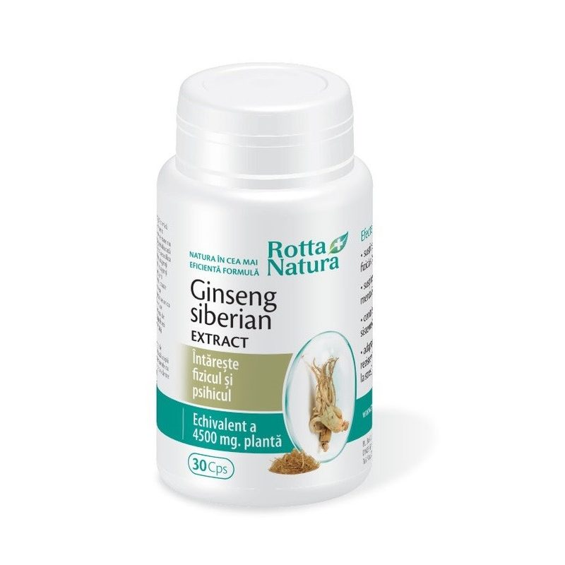 Rotta Natura Ginseng Siberian Extract x 30cps
