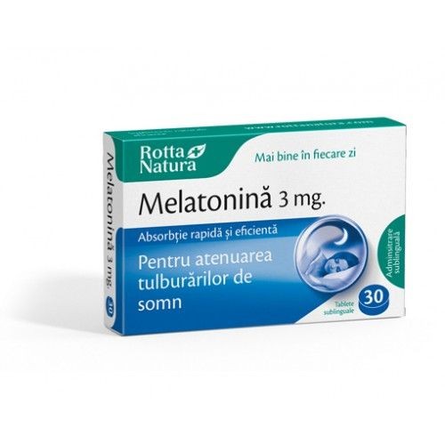 Rotta Natura Melatonina 3mg x 30cpr subling