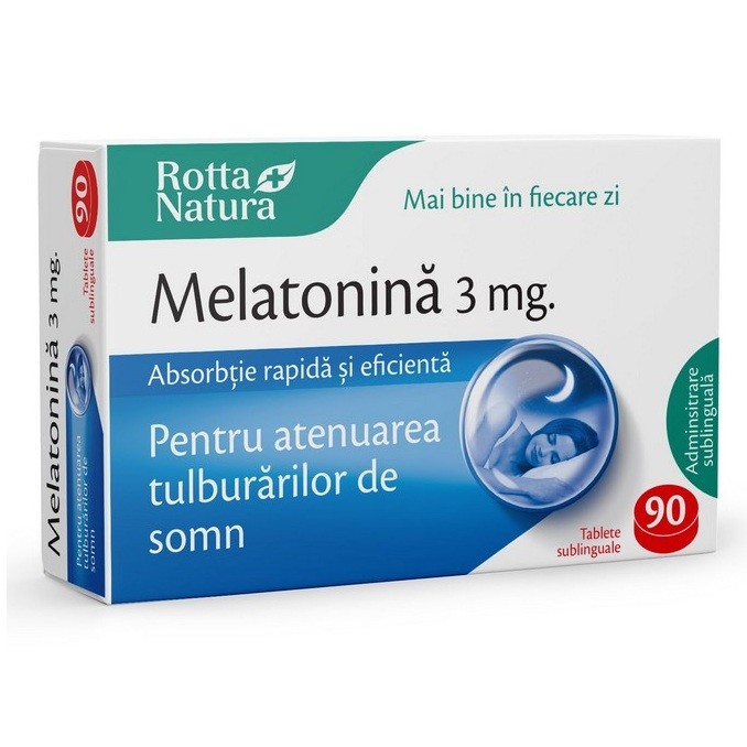 Rotta Natura Melatonina 3mg x 90cpr subling