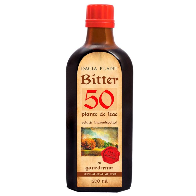 Dacia Plant Bitter din 50 Plante cu Ganoderma 200ml
