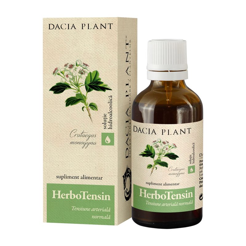 Dacia Plant Herbotensin Tinctura de (Reglator al Tensiunii) 50ml