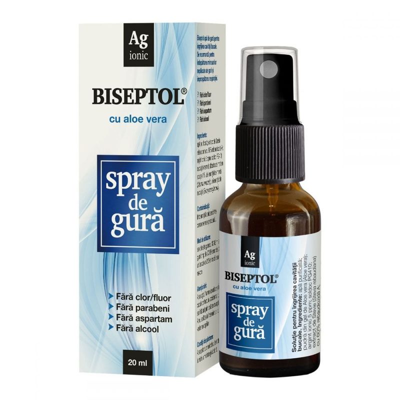 Dacia Plant Biseptol Spray de Gura cu Aloe Vera 20ml