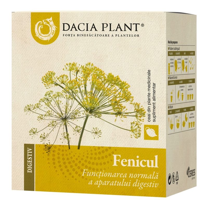 Dacia Plant Ceai Fenicul 50g vrac