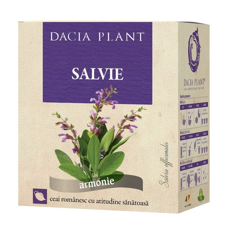 Dacia Plant Ceai Salvie 50g vrac