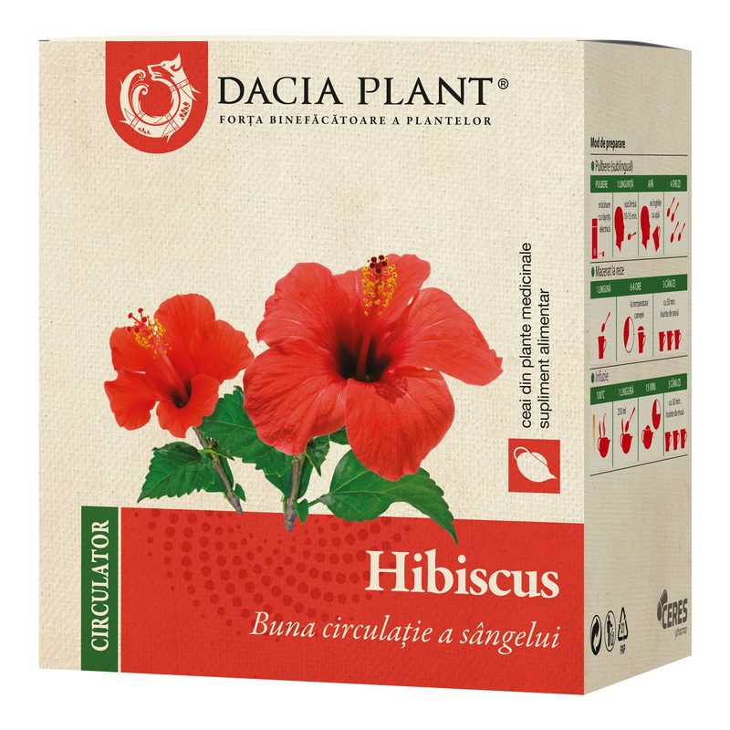 Dacia Plant Ceai Hibiscus 50g vrac