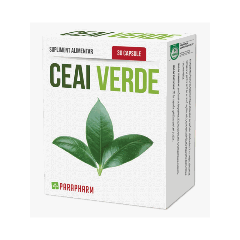 Ceai Verde x 30cps Parapharm