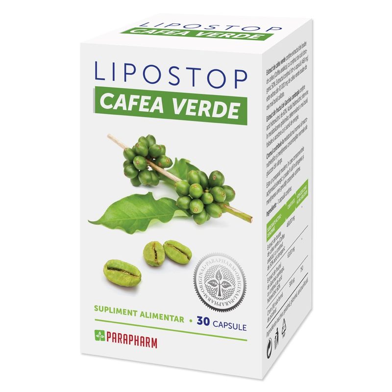 Lipostop Cafea Verde x 30cps Parapharm