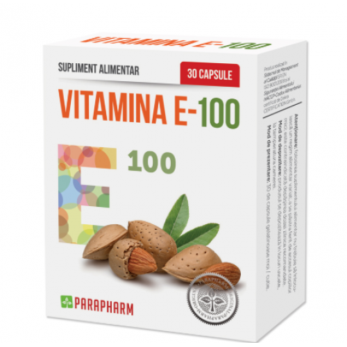 Vitamina E 100 x 30cps Parapharm