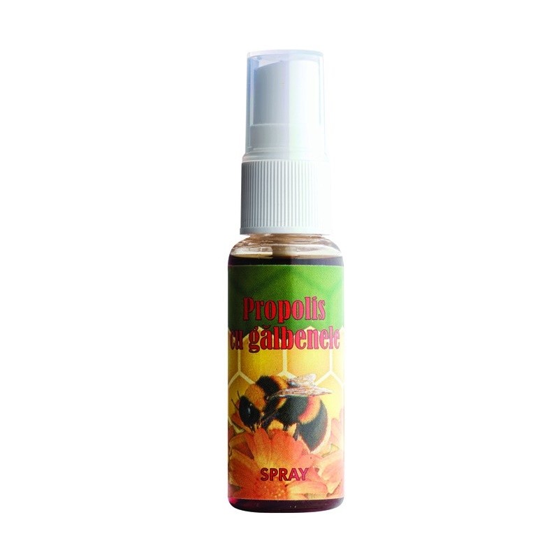 Spray cu Propolis Si Galbenele 25ml Transvital