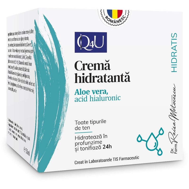 Tis Q4U Crema Hidratanta cu Aloe Vera 50ml