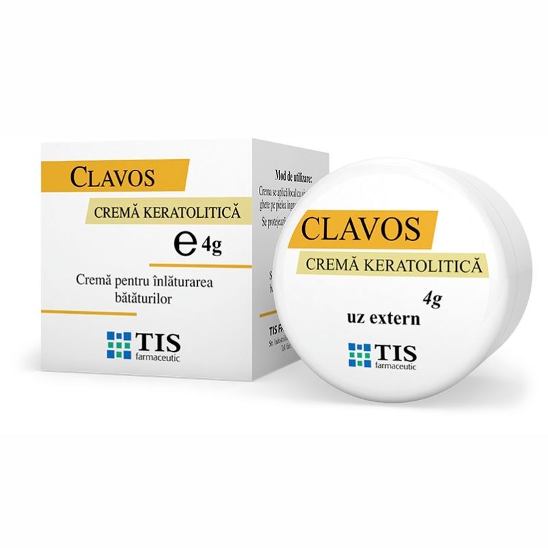 Tis Clavos Crema Keratolitica pt Indepartarea Bataturilor4g