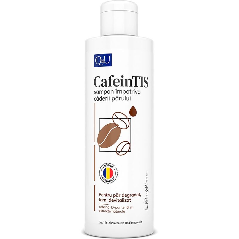 Tis Q4U Sampon Cafeintis Impotriva Caderii Parului 250ml