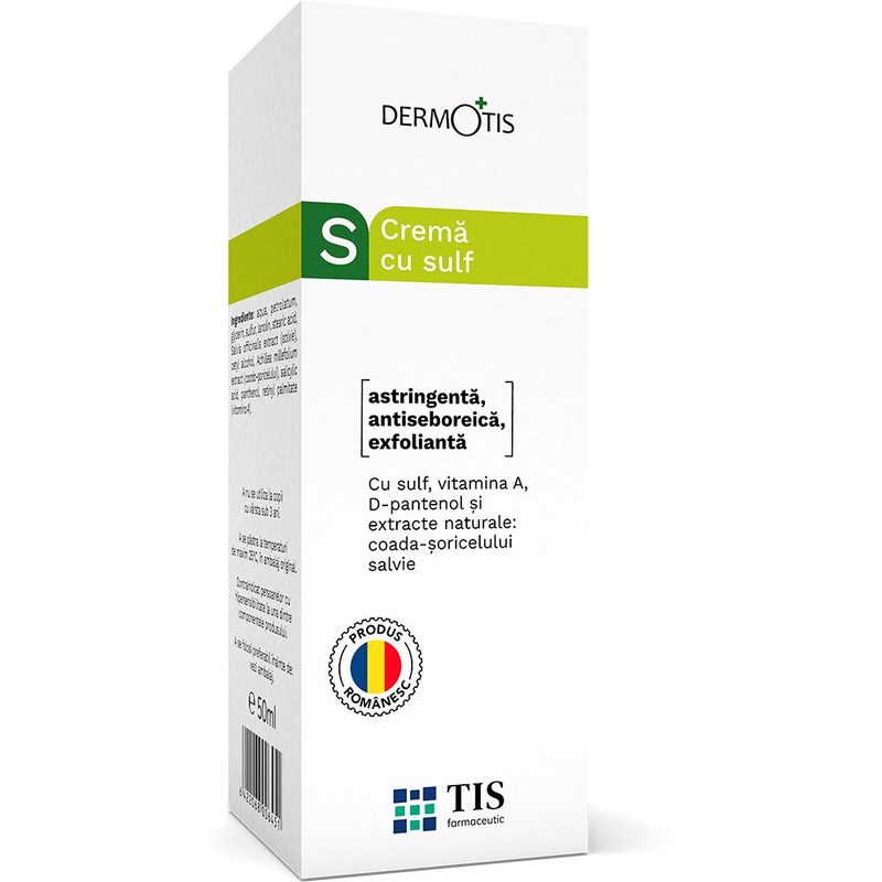Tis Dermotis Crema cu Sulf 50ml
