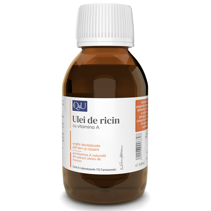 Tis Q4U Ulei de Ricin cu Vitamina A 100ml