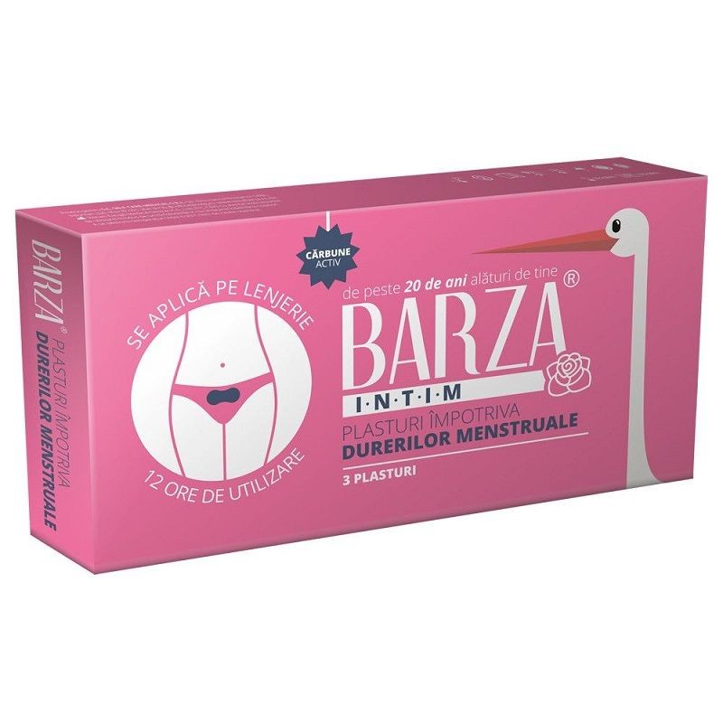 Plasturi Impotriva Durerilor Menstruale x 3buc Barza