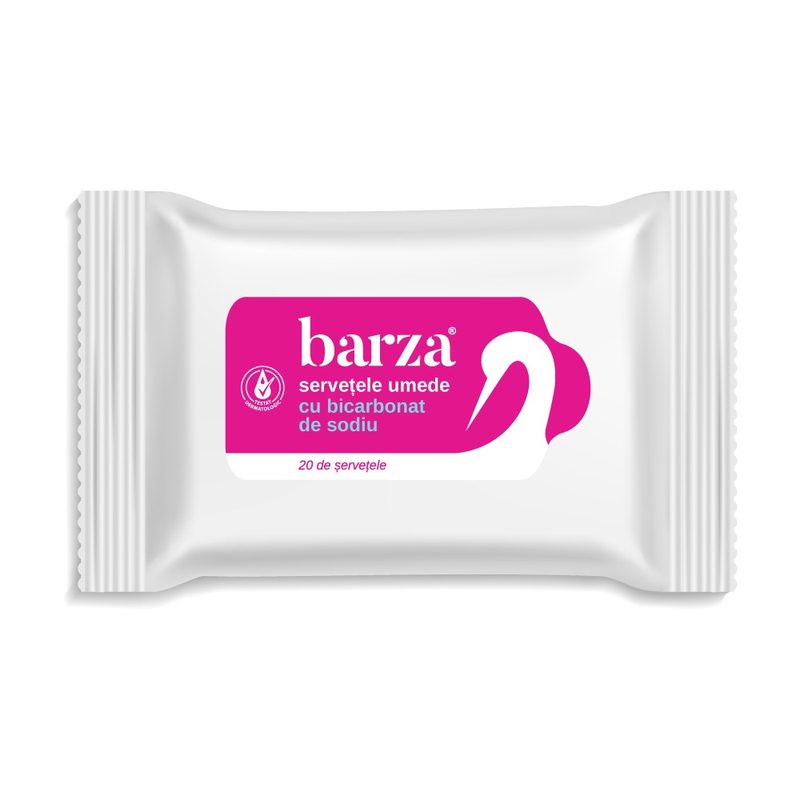 Servetele Intime cu Bicarbonat de Sodiu x 20buc Barza