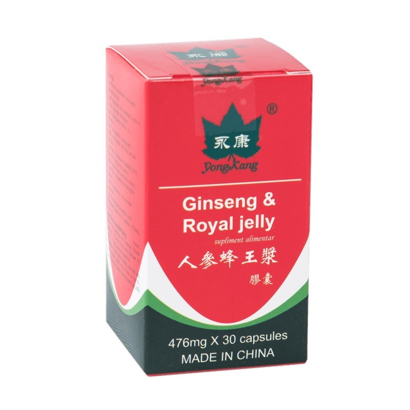 Ginseng+Royal Jelly 476mg x 30cps YongKang