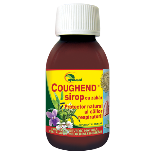 Ayurmed Coughend Sirop cu Zahar 100ml