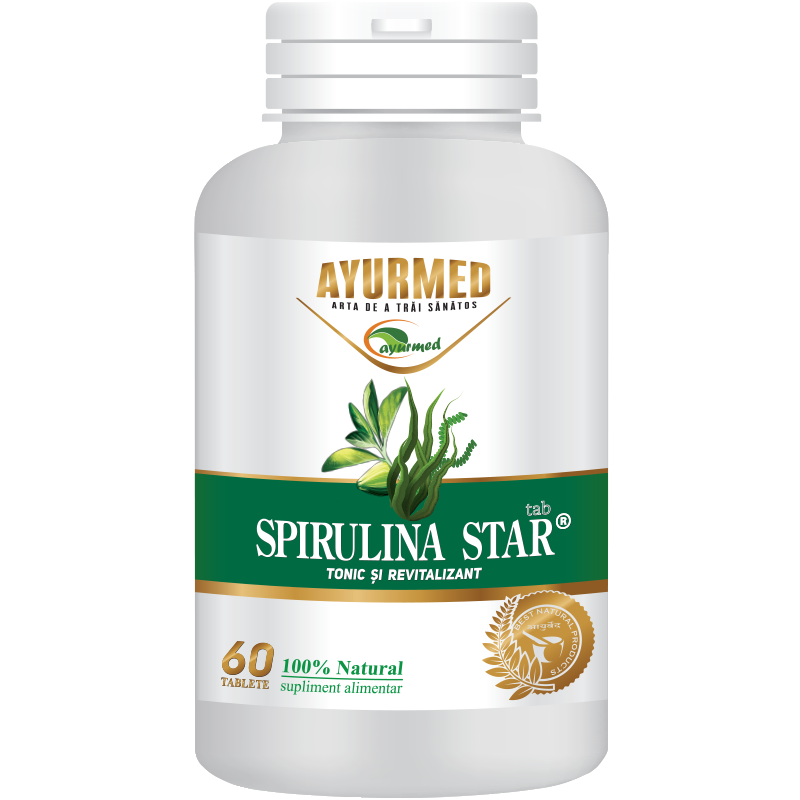 Ayurmed Spirulina Star 225mg x 60cpr