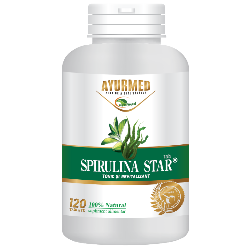 Ayurmed Spirulina Star 225mg x 120cpr