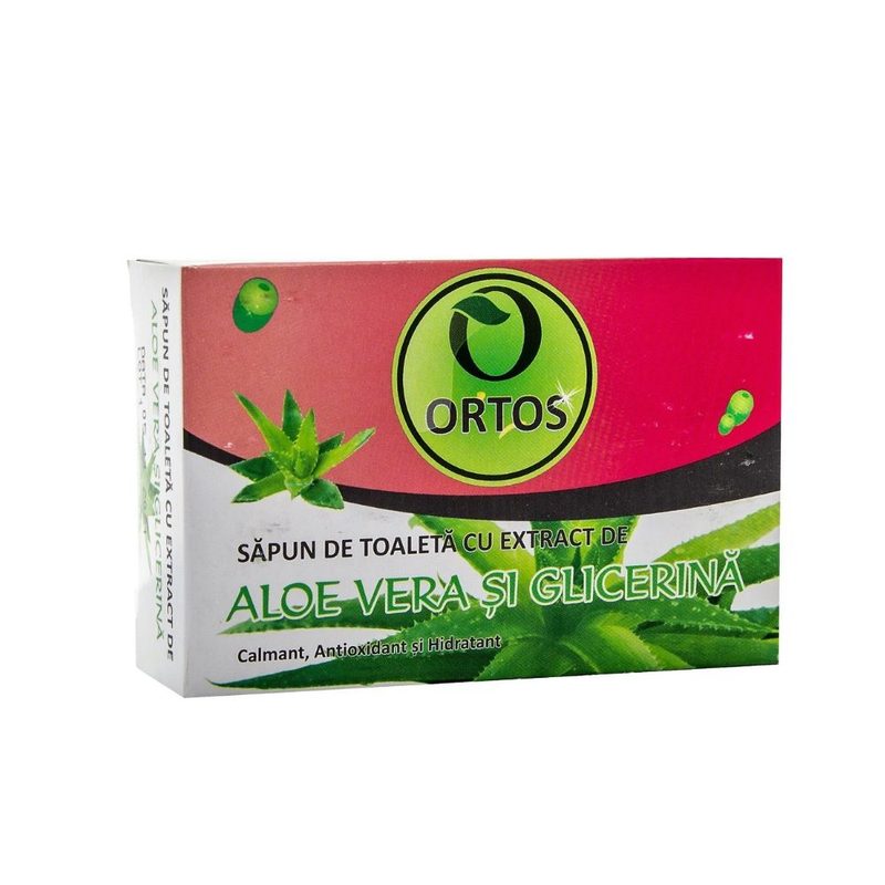 Sapun cu Extract Aloe Vera si Glicerina 100g Ortos