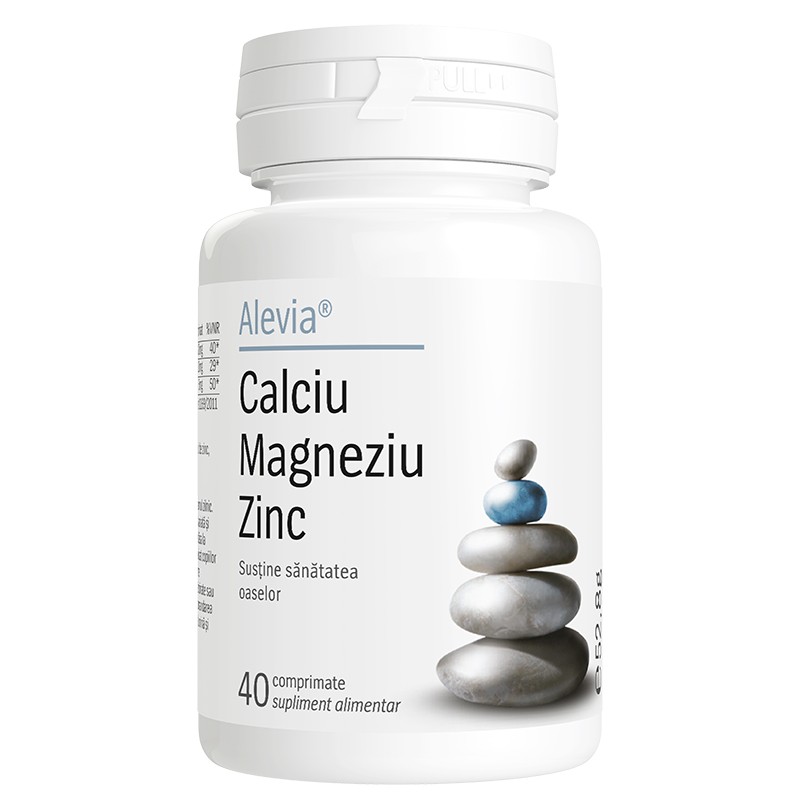 Alevia Calciu Magneziu Zinc x 40cpr