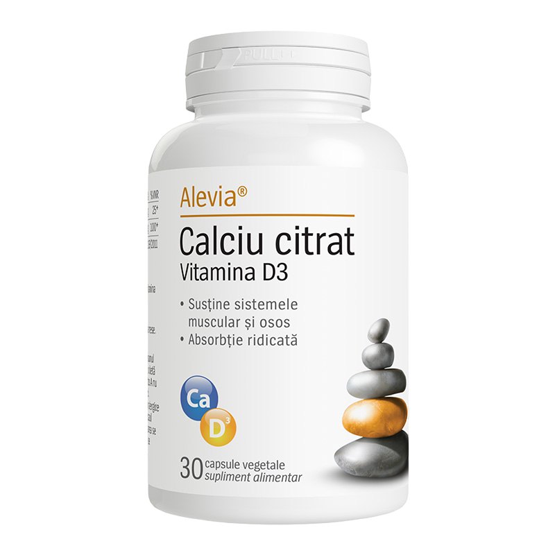 Alevia Calciu-D3 (Formula Citrat)-cpr x 30