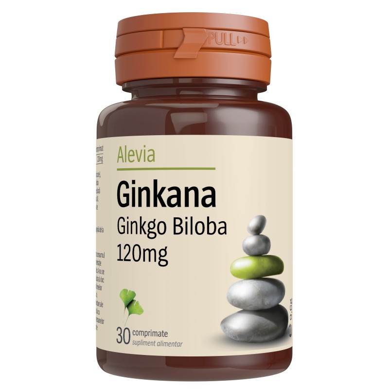 Alevia Ginkana Ginkgo Biloba 120mg x 30cpr