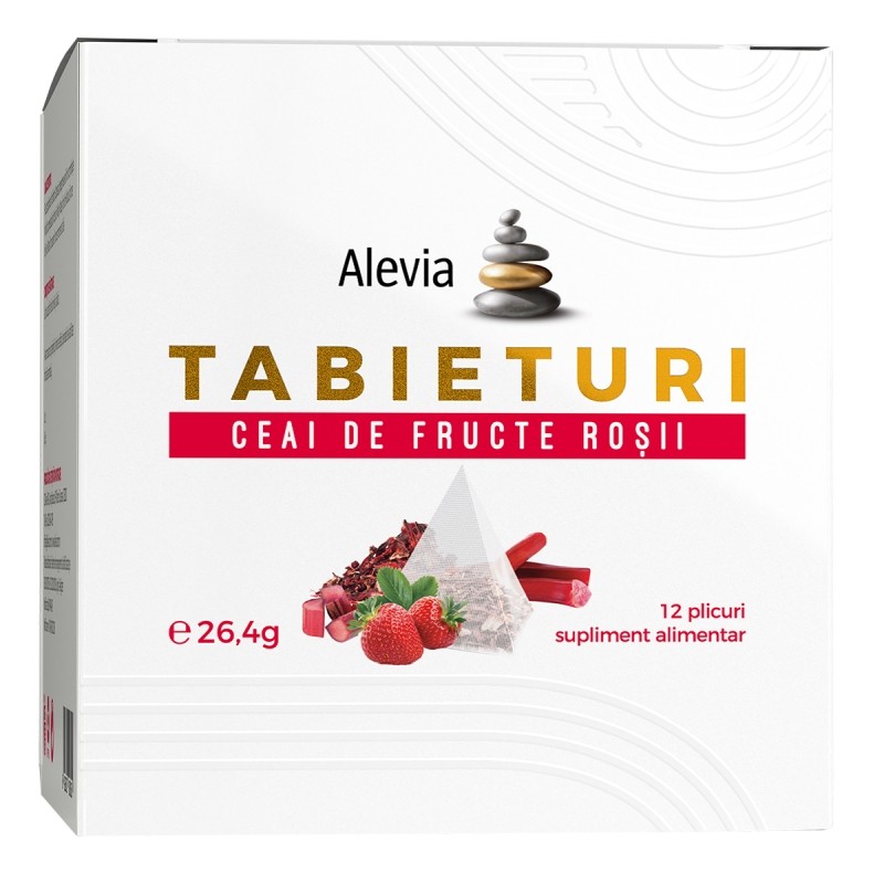 Alevia Tabieturi Ceai Fructe Rosii x 12plic