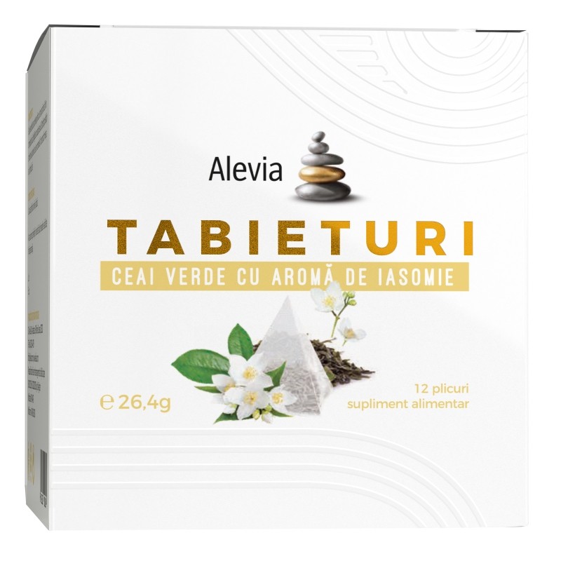 Alevia Tabieturi Ceai Verde cu Iasomie x 12plic