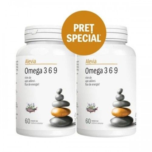 Alevia Omega 3-6-9 x 60cps moi 1+1 Gratis