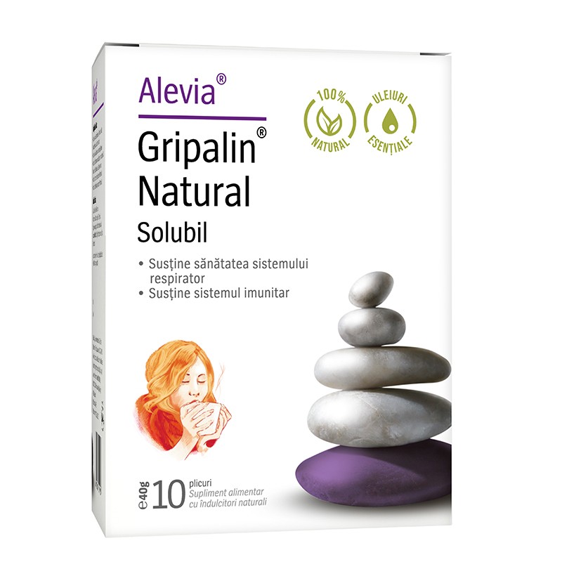 Alevia Gripalin Natural Solubil x 10plic