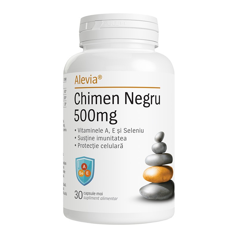 Alevia Chimen Negru 500mg x 30cps moi