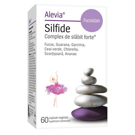 Alevia Silfide Complex de Slabit Forte cu Fucoidan x 60cps