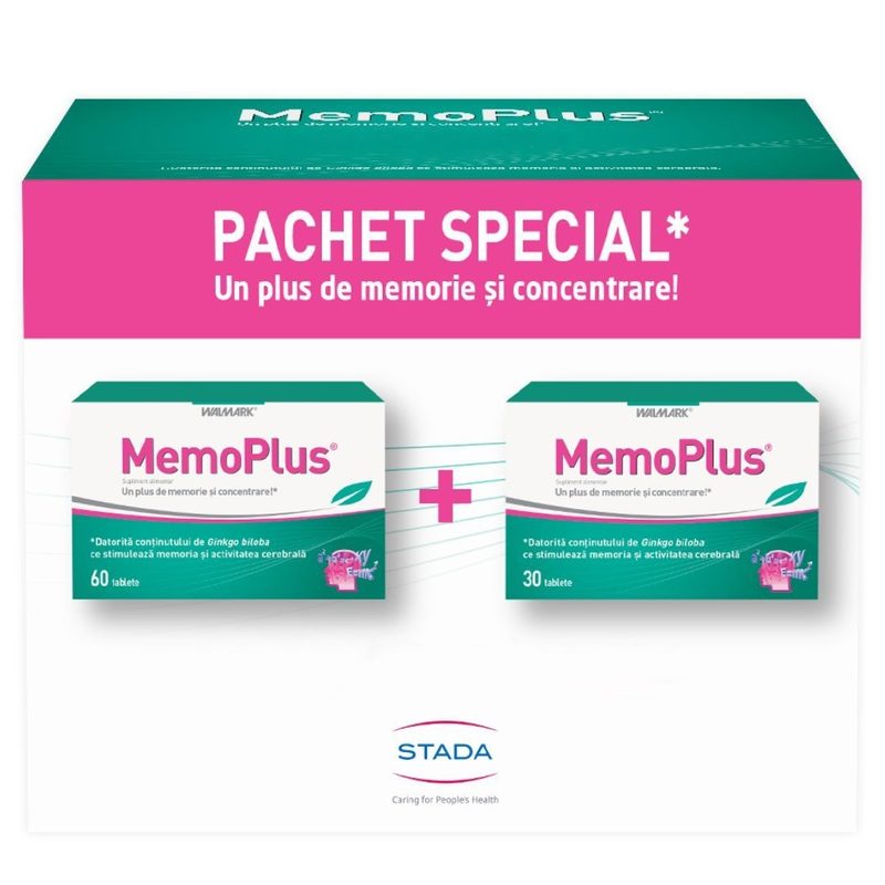 Walmark Memo Plus 60cpr + 30cpr Pachet Avantajos