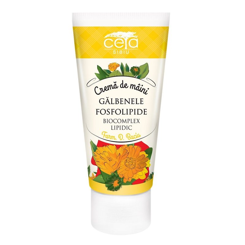 Crema de Maini Extract de Galbenele si Fosfolipide 50ml Ceta Sibiu