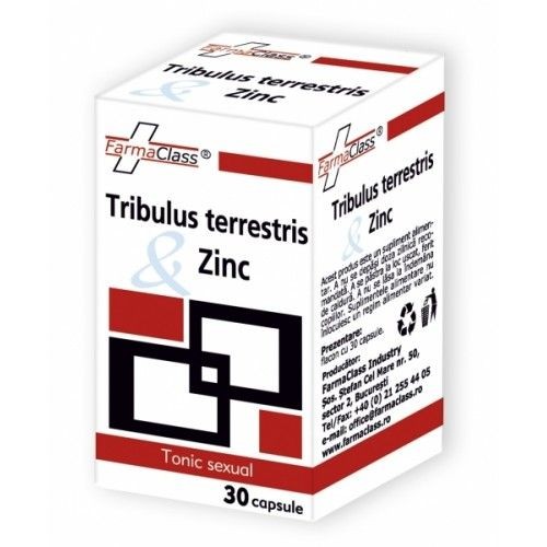 Tribulus Terrestris Zinc x 30cps FarmaClass