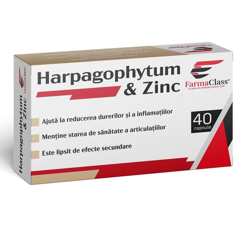 Harpagophytum Zinc x 40cps FarmaClass